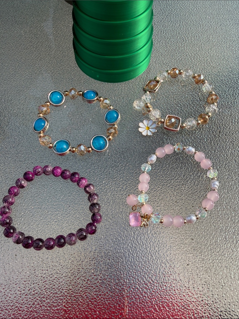 Beaded Stretch Bracelets — Pick One